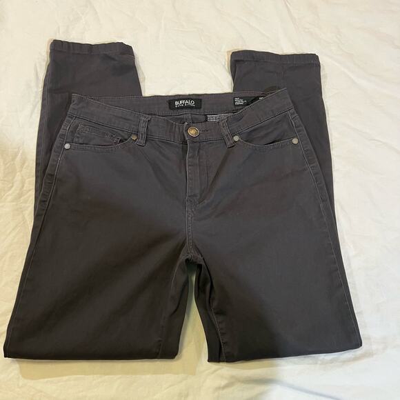 Buffalo by David Bitton Women’s skinny Twill pants Charcoal sz 28 - Picture 6 of 12